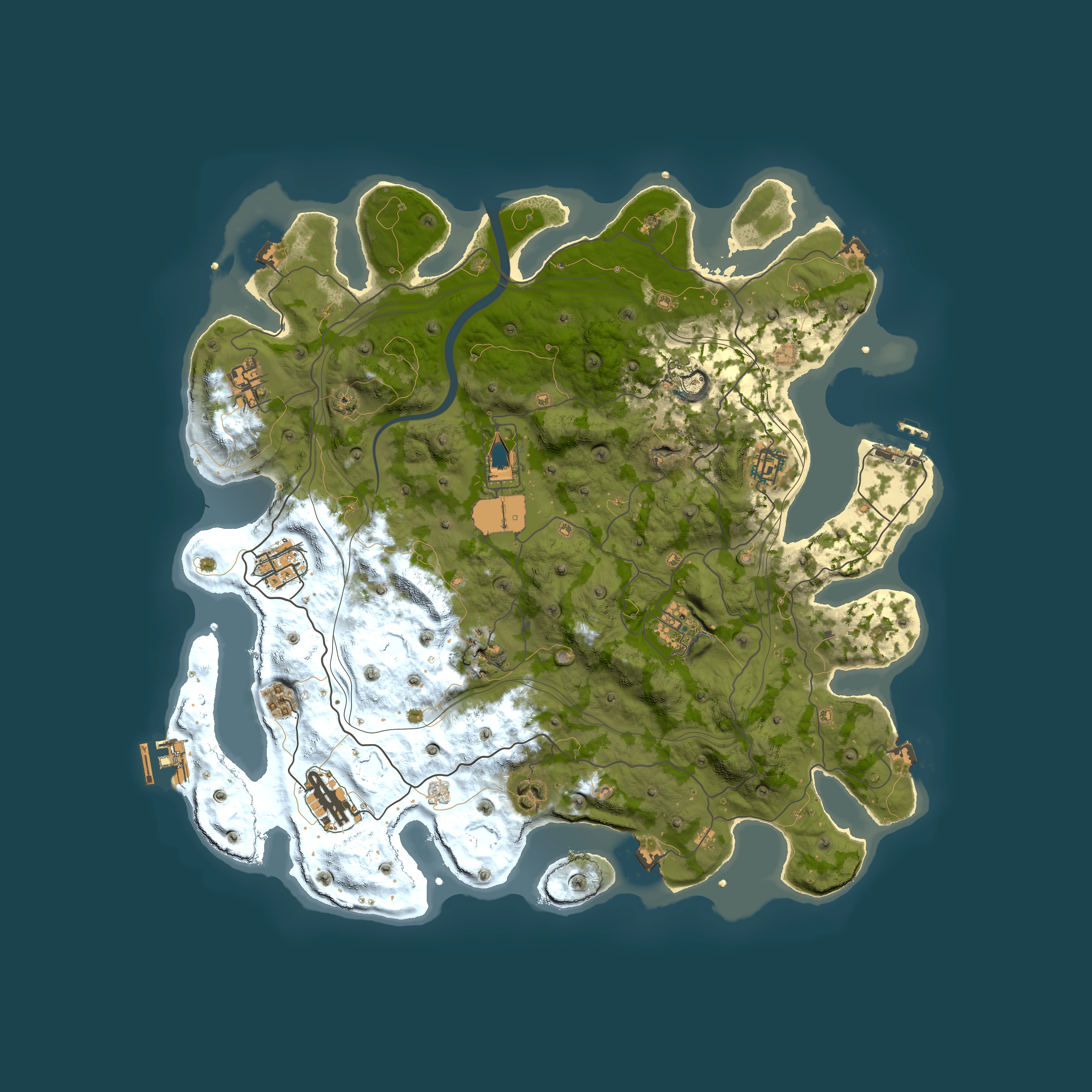 Full top-down render of Rust map seed 1719284889, 4101x4101m