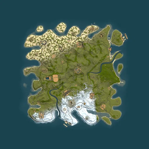 Rust map seed 1112022, 4000x4000m top-down preview