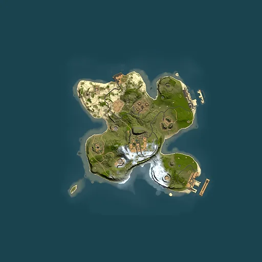 Rust map seed 1385640072, 2000x2000m top-down preview