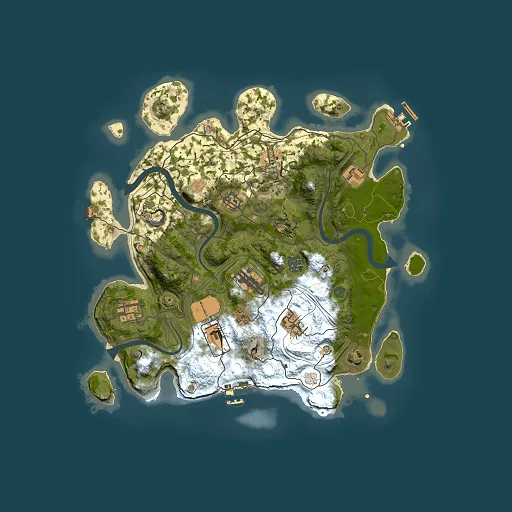 Rust map seed 1527000815, 3500x3500m top-down preview