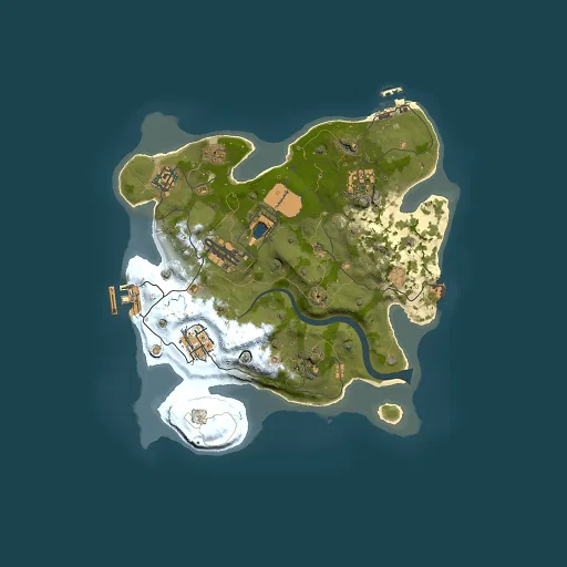 Rust map seed 1337, 3001x3001m top-down preview