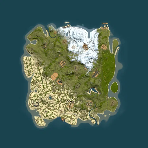 Rust map seed 1337, 3800x3800m top-down preview