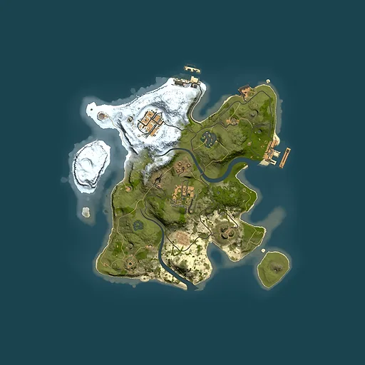 Rust map seed 813001195, 2500x2500m top-down preview