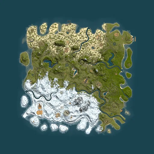 Rust map seed 2132152426, 5500x5500m top-down preview