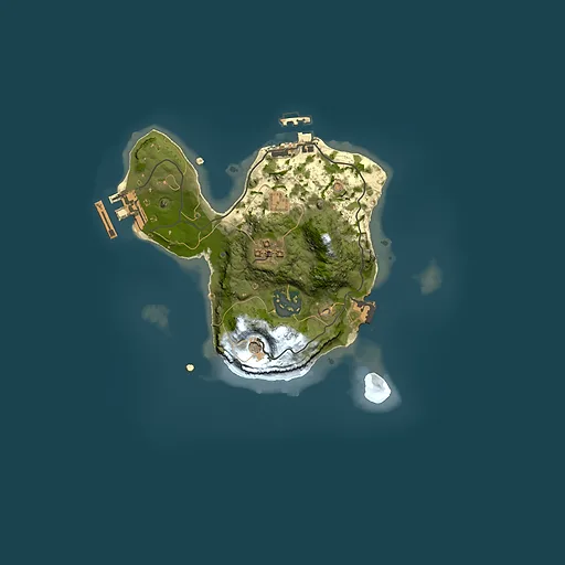 Rust map seed 2006991599, 2000x2000m top-down preview