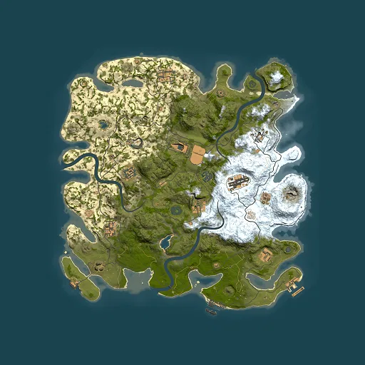 Rust map seed 678799622, 4000x4000m top-down preview