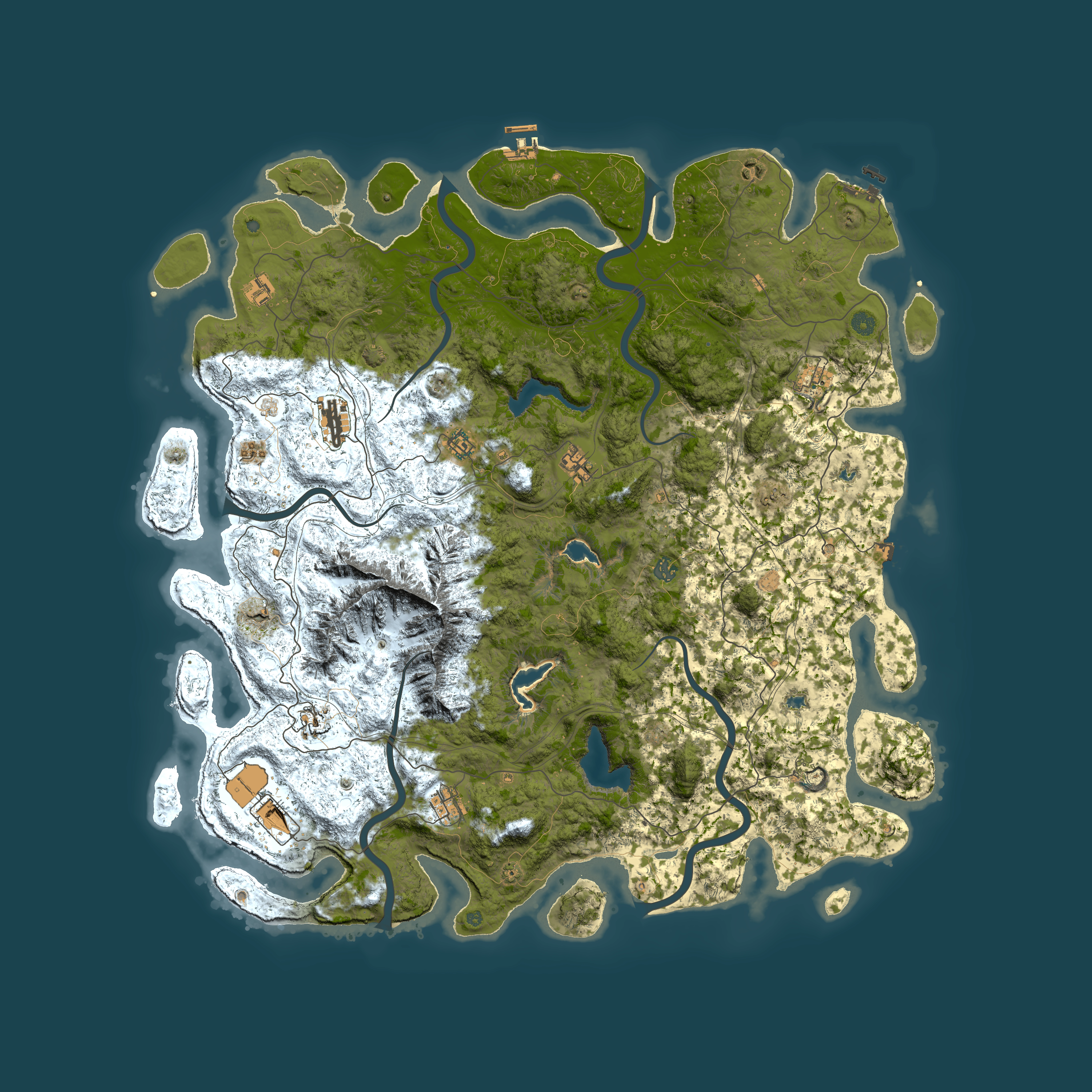 Full top-down render of Rust map seed 2047663138, 5500x5500m