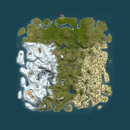 Rust map seed 2047663138, 5500x5500m top-down preview