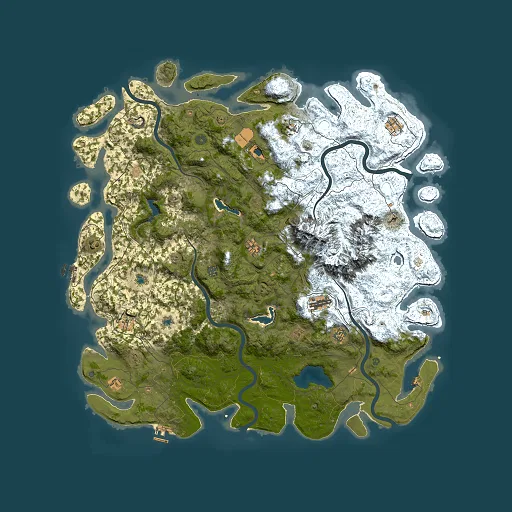 Rust map seed 636573196, 5500x5500m top-down preview