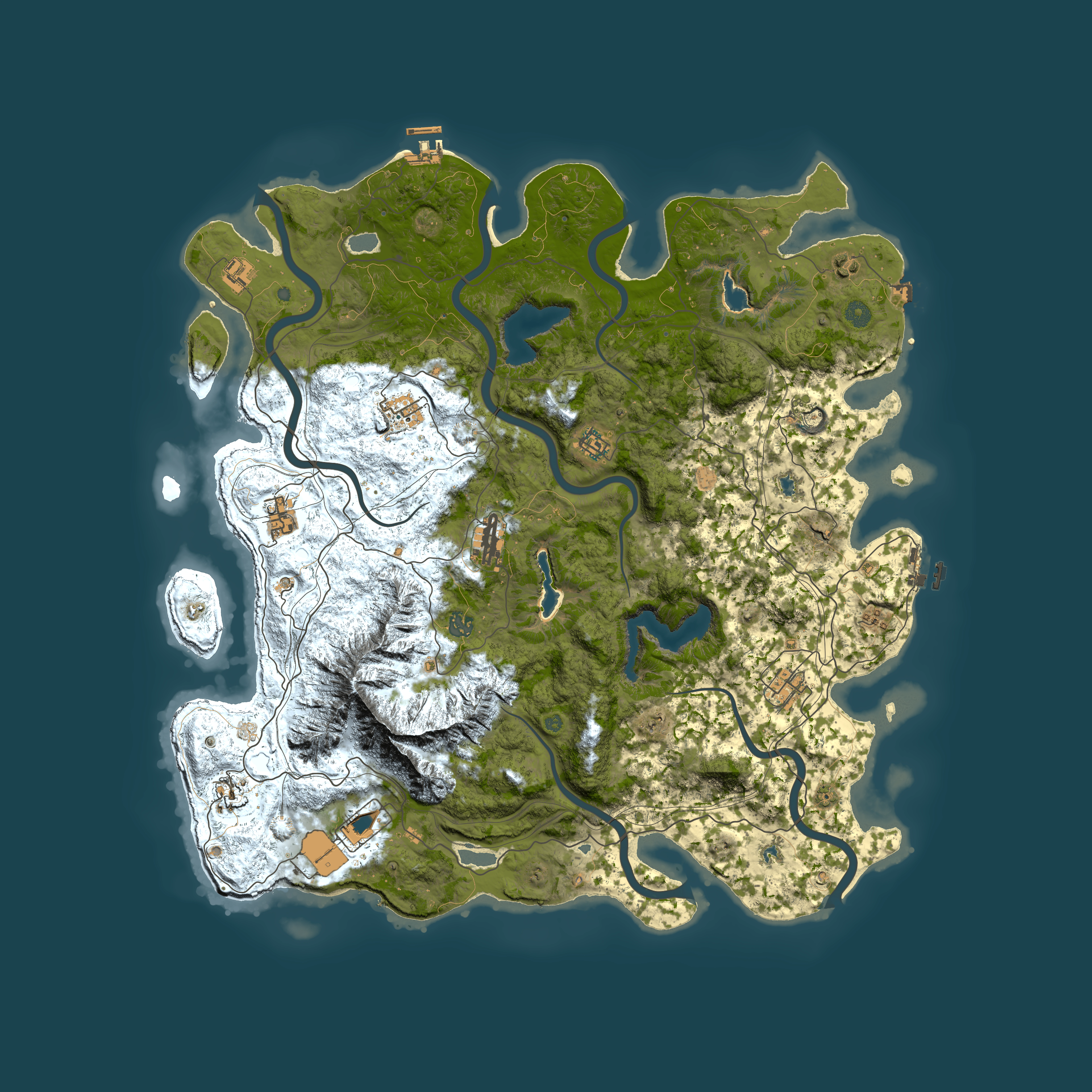 Full top-down render of Rust map seed 928410452, 5000x5000m