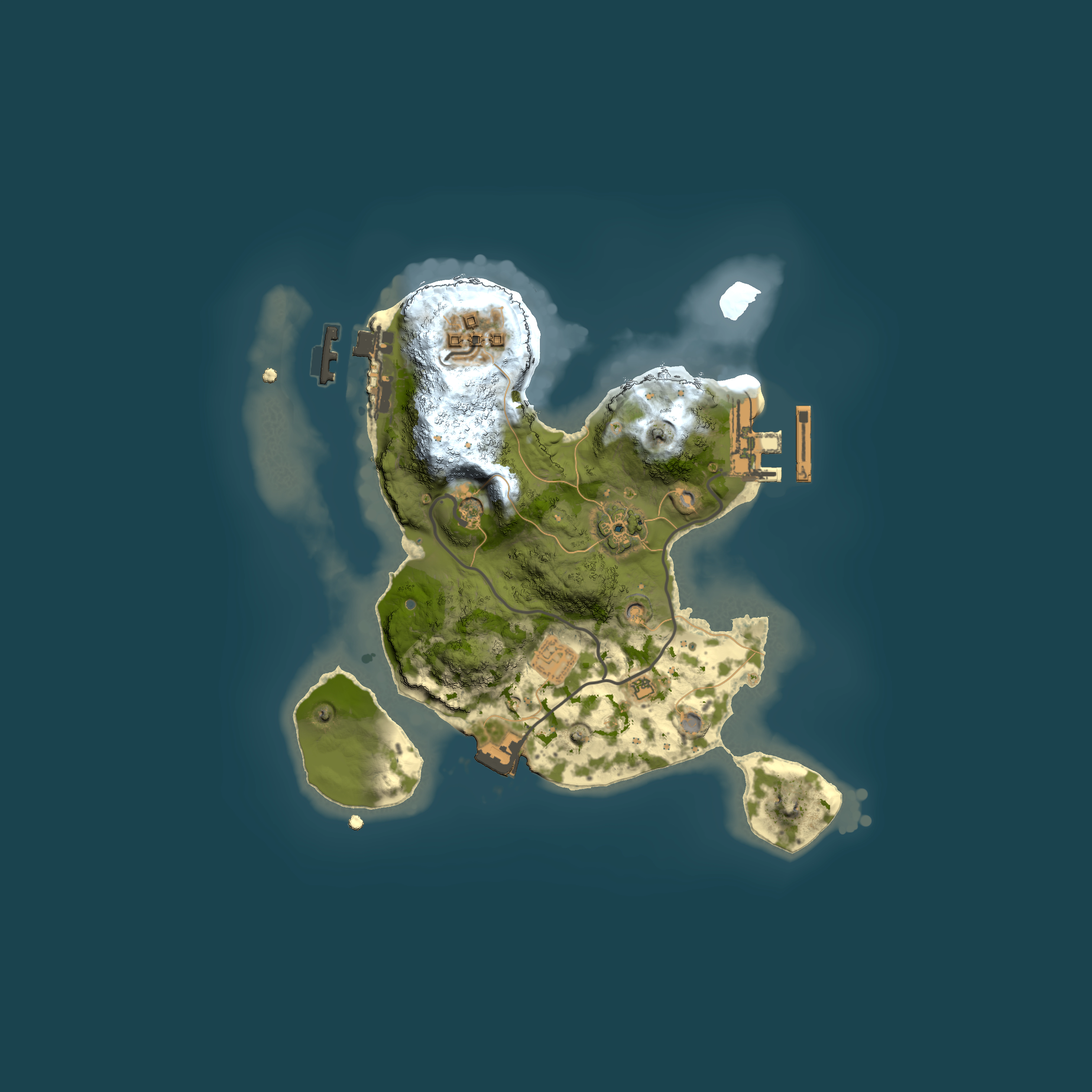 Full top-down render of Rust map seed 1698578852, 2000x2000m