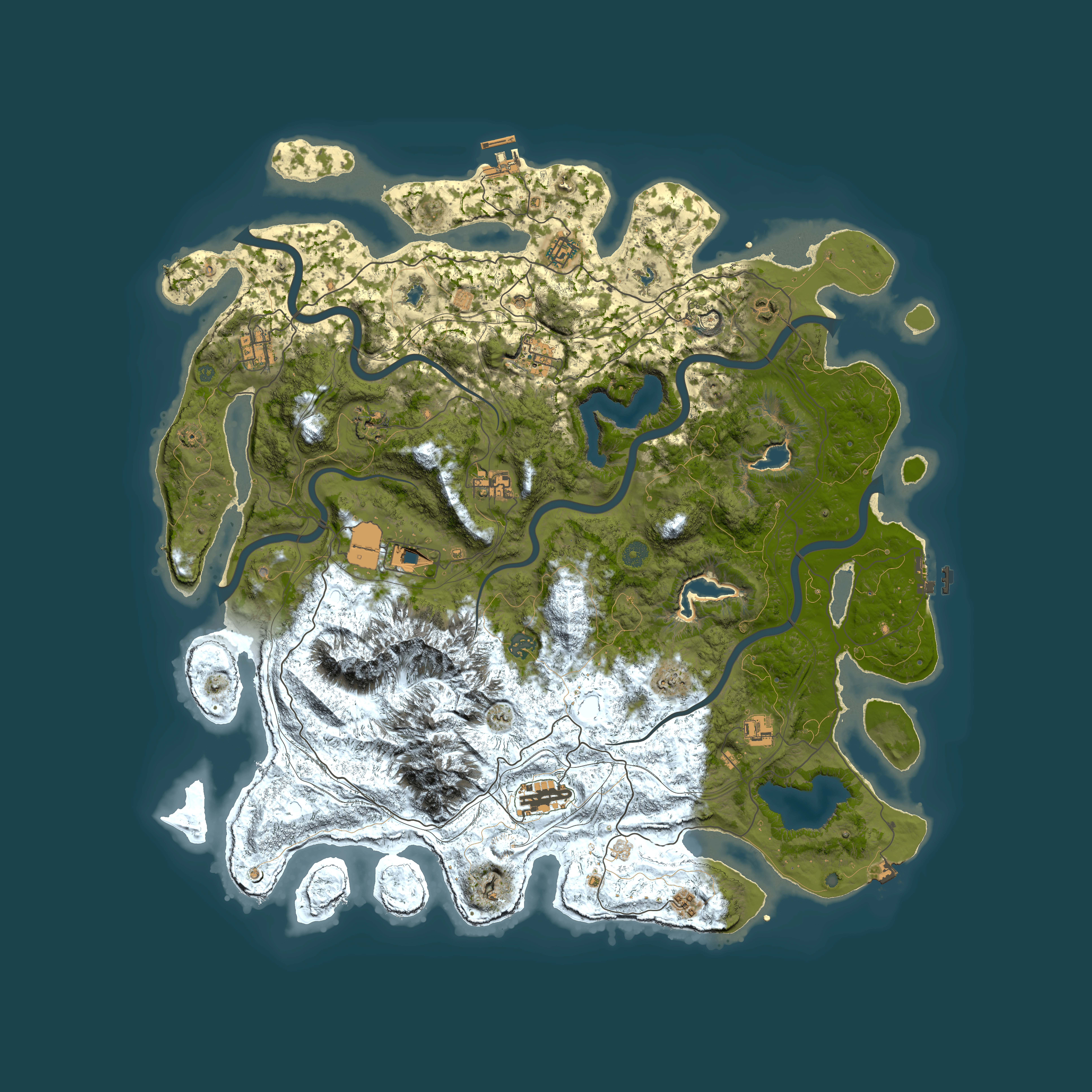 Full top-down render of Rust map seed 398063789, 5000x5000m