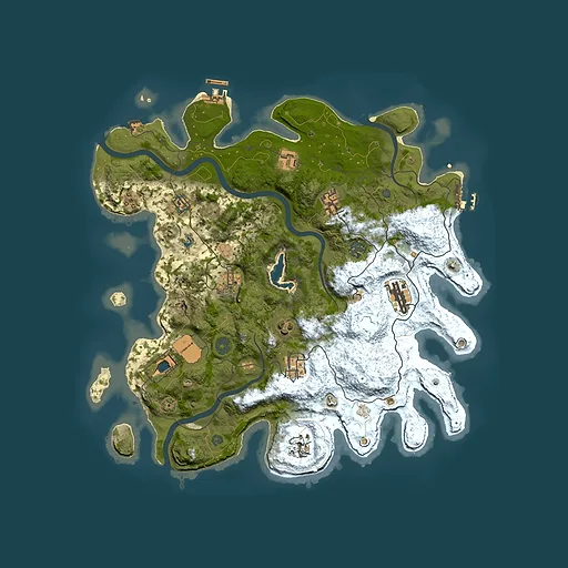 Rust map seed 1218979999, 4000x4000m top-down preview