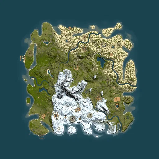 Rust map seed 912900312, 5000x5000m top-down preview