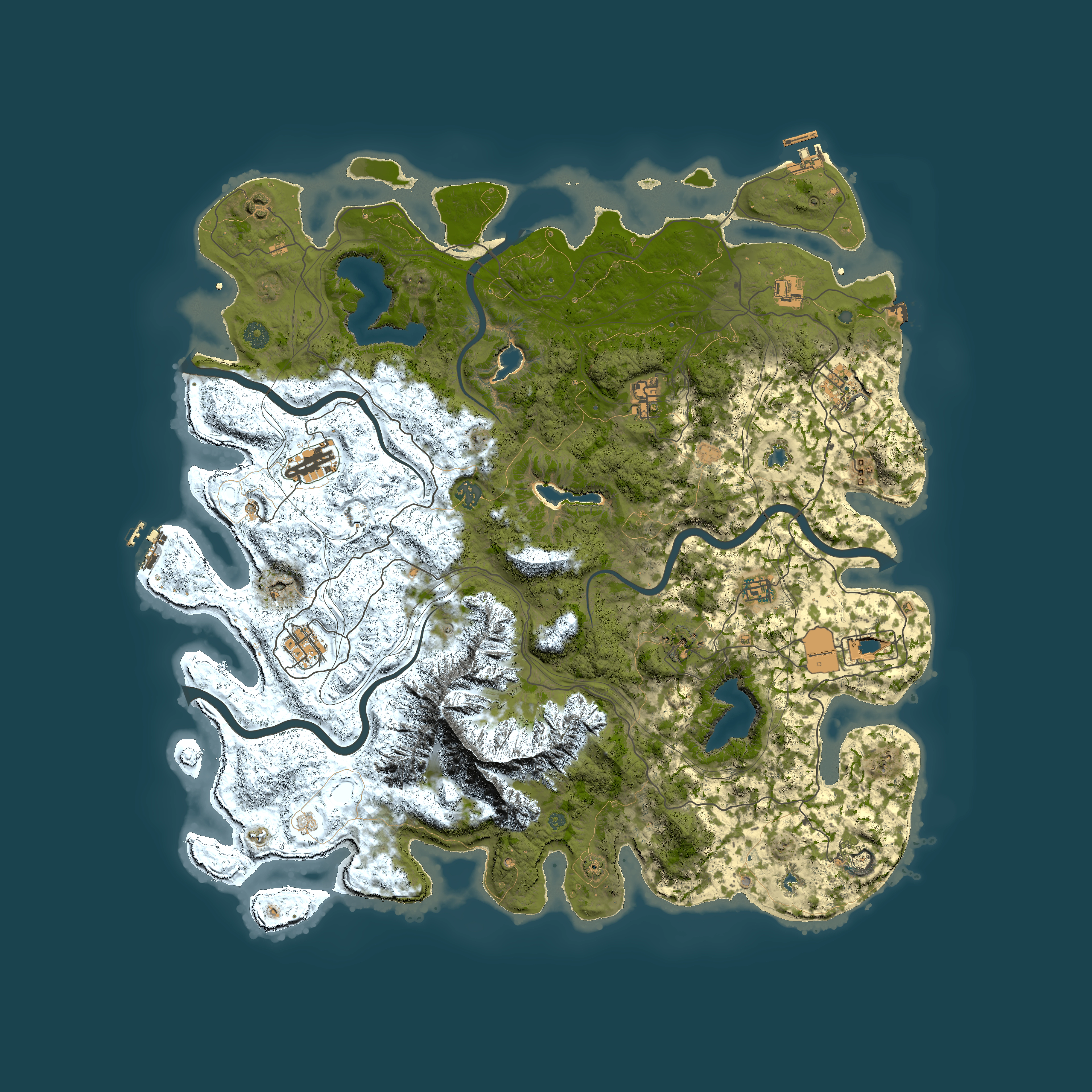 Full top-down render of Rust map seed 1902583546, 5000x5000m