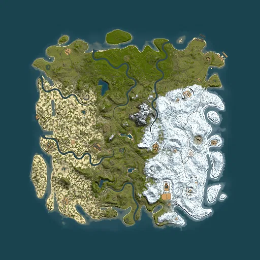 Rust map seed 31606000, 6000x6000m top-down preview
