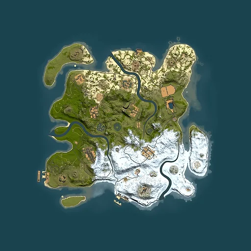 Rust map seed 419553044, 3500x3500m top-down preview