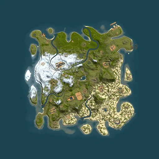 Rust map seed 1863037662, 4000x4000m top-down preview