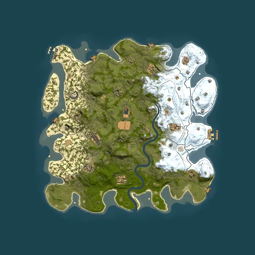 Rust map seed 1337, 4101x4101m top-down preview