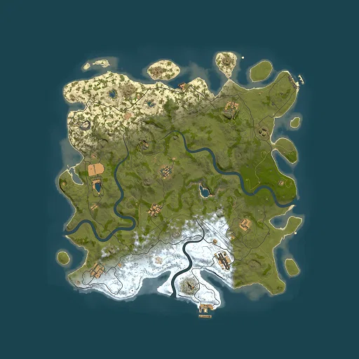 Rust map seed 1112022, 4500x4500m top-down preview