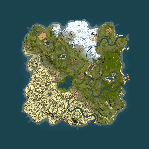 Rust map seed 1533075184, 3750x3750m top-down preview