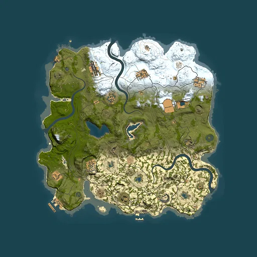 Rust map seed 620825801, 3750x3750m top-down preview