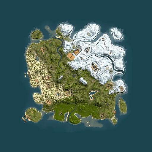 Rust map seed 1647824937, 4000x4000m top-down preview