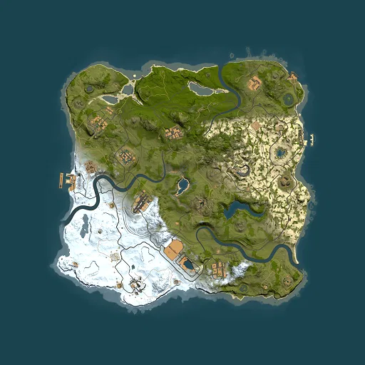 Rust map seed 1893255814, 3750x3750m top-down preview