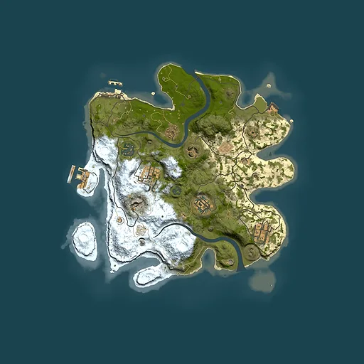 Rust map seed 768213967, 3000x3000m top-down preview