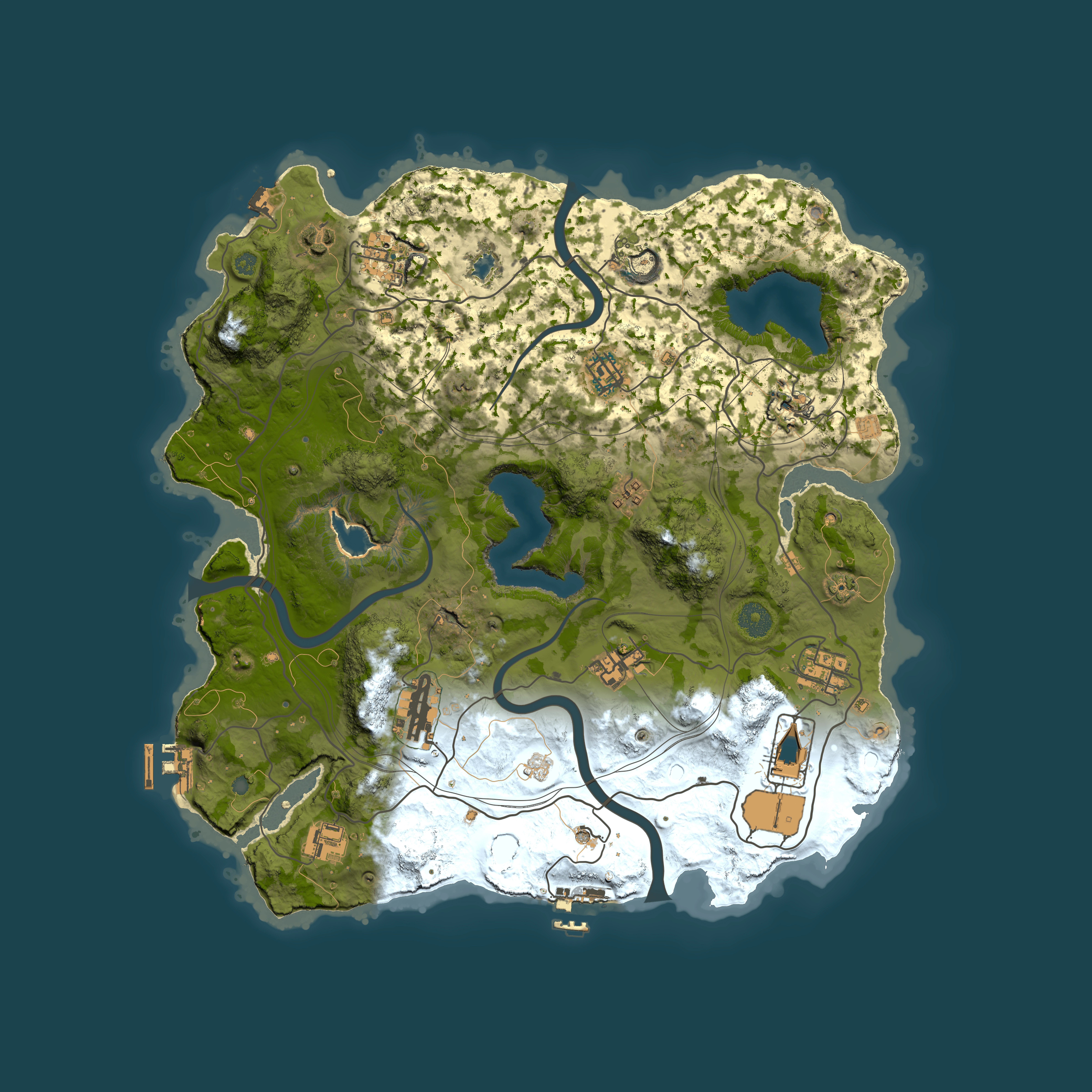 Full top-down render of Rust map seed 681438159, 3750x3750m
