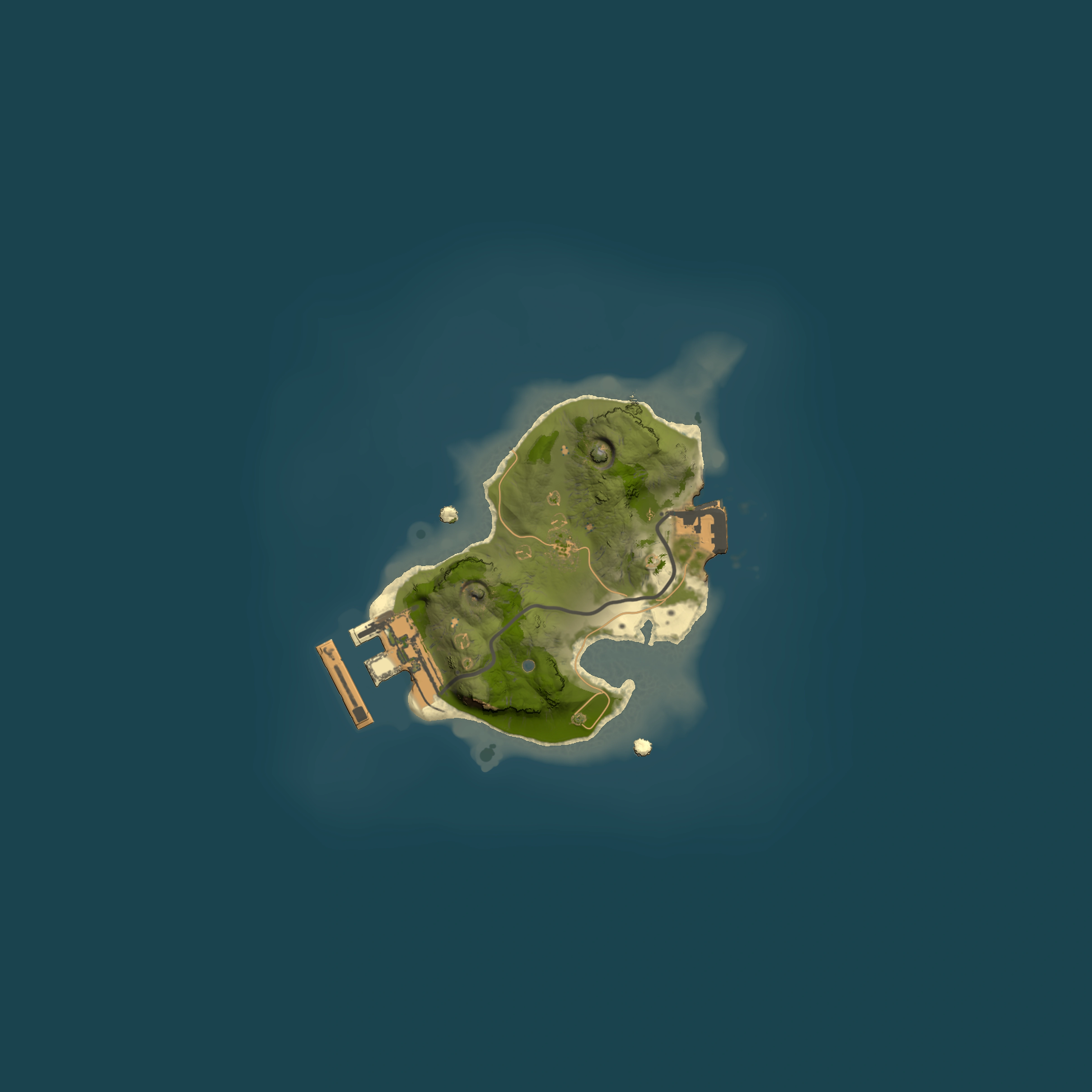 Full top-down render of Rust map seed 80750301, 1500x1500m
