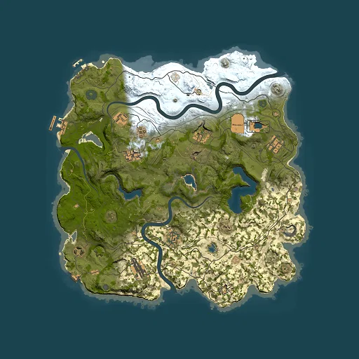 Rust map seed 579196841, 3750x3750m top-down preview