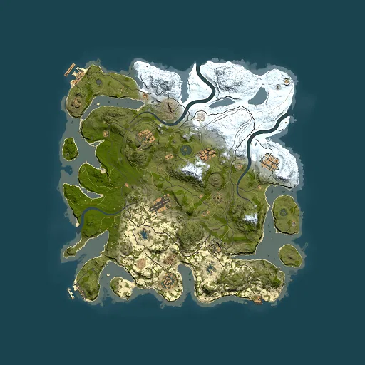 Rust map seed 888835925, 3750x3750m top-down preview