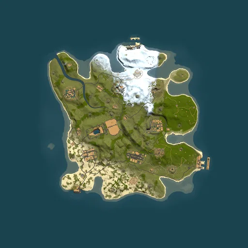 Rust map seed 1337, 3001x3001m top-down preview