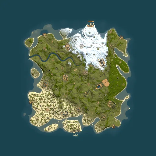 Rust map seed 1337, 4101x4101m top-down preview