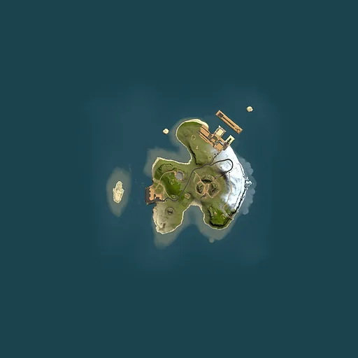 Rust map seed 1958876709, 1500x1500m top-down preview