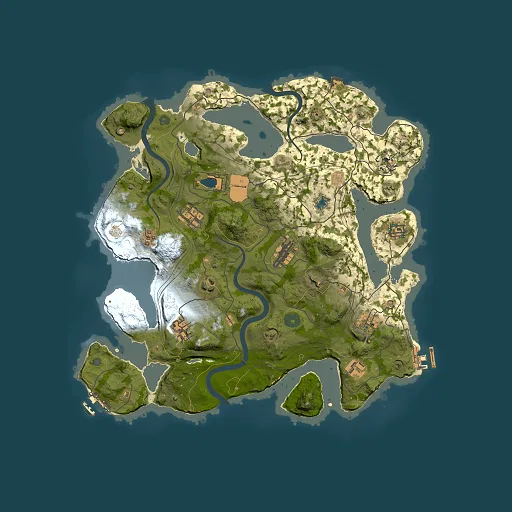Rust map seed 1913971001, 3750x3750m top-down preview