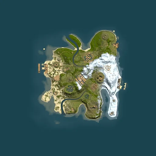 Rust map seed 1416148055, 2500x2500m top-down preview