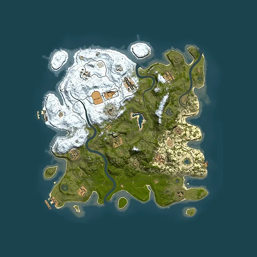 Rust map seed 1130577820, 4000x4000m top-down preview