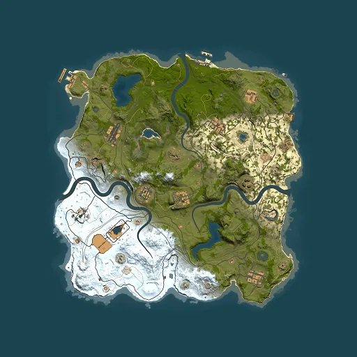 Rust map seed 671800176, 3750x3750m top-down preview