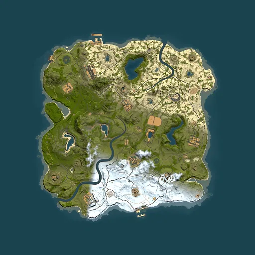 Rust map seed 69520670, 3750x3750m top-down preview