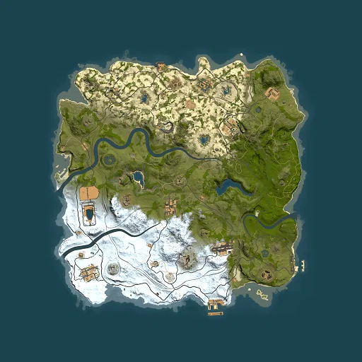 Rust map seed 1820822114, 3750x3750m top-down preview