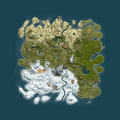 Rust map seed 1101570217, 5000x5000m top-down preview