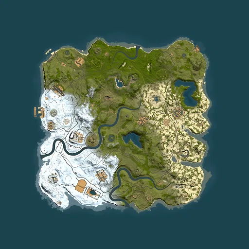 Rust map seed 1175715286, 4000x4000m top-down preview
