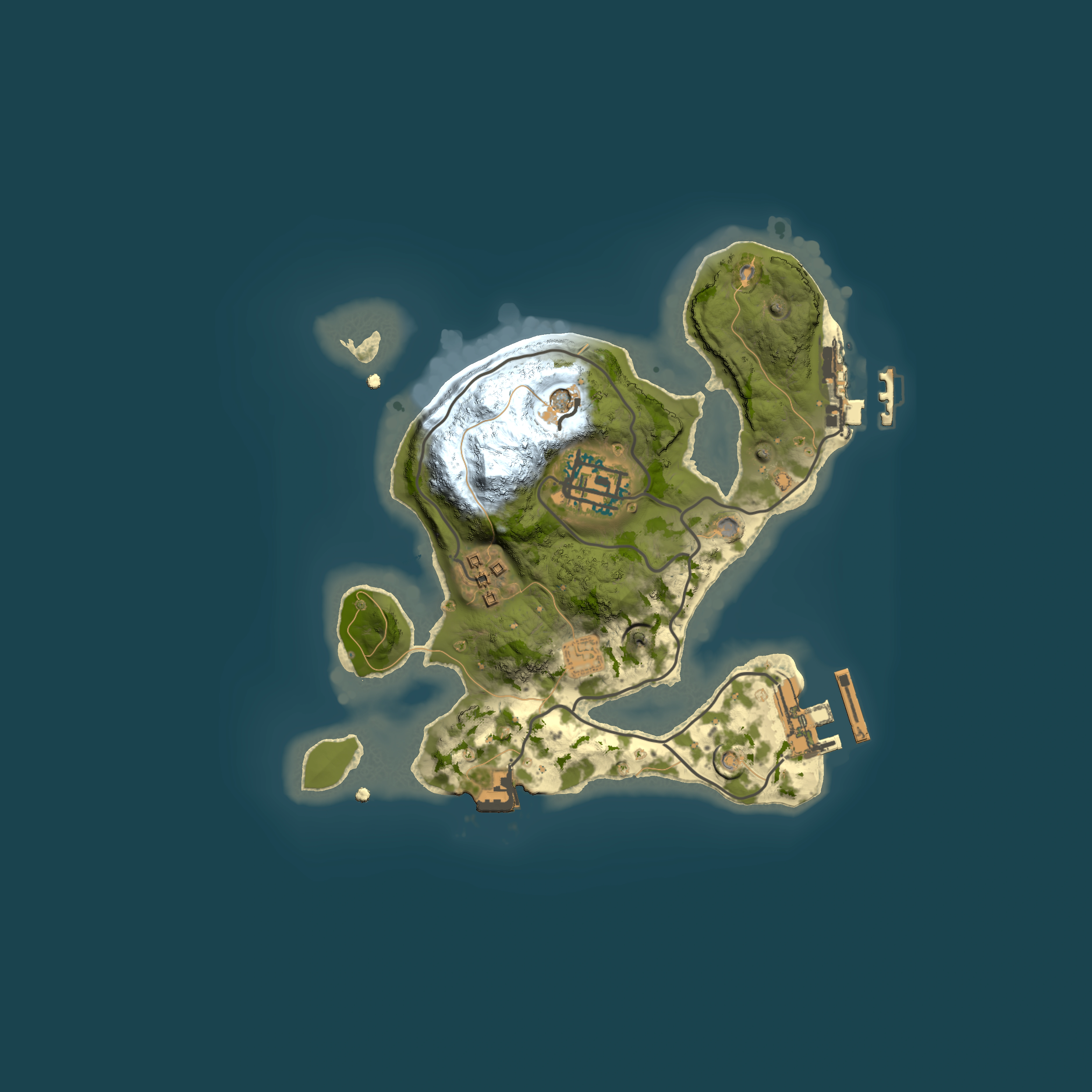 Full top-down render of Rust map seed 482572539, 2000x2000m