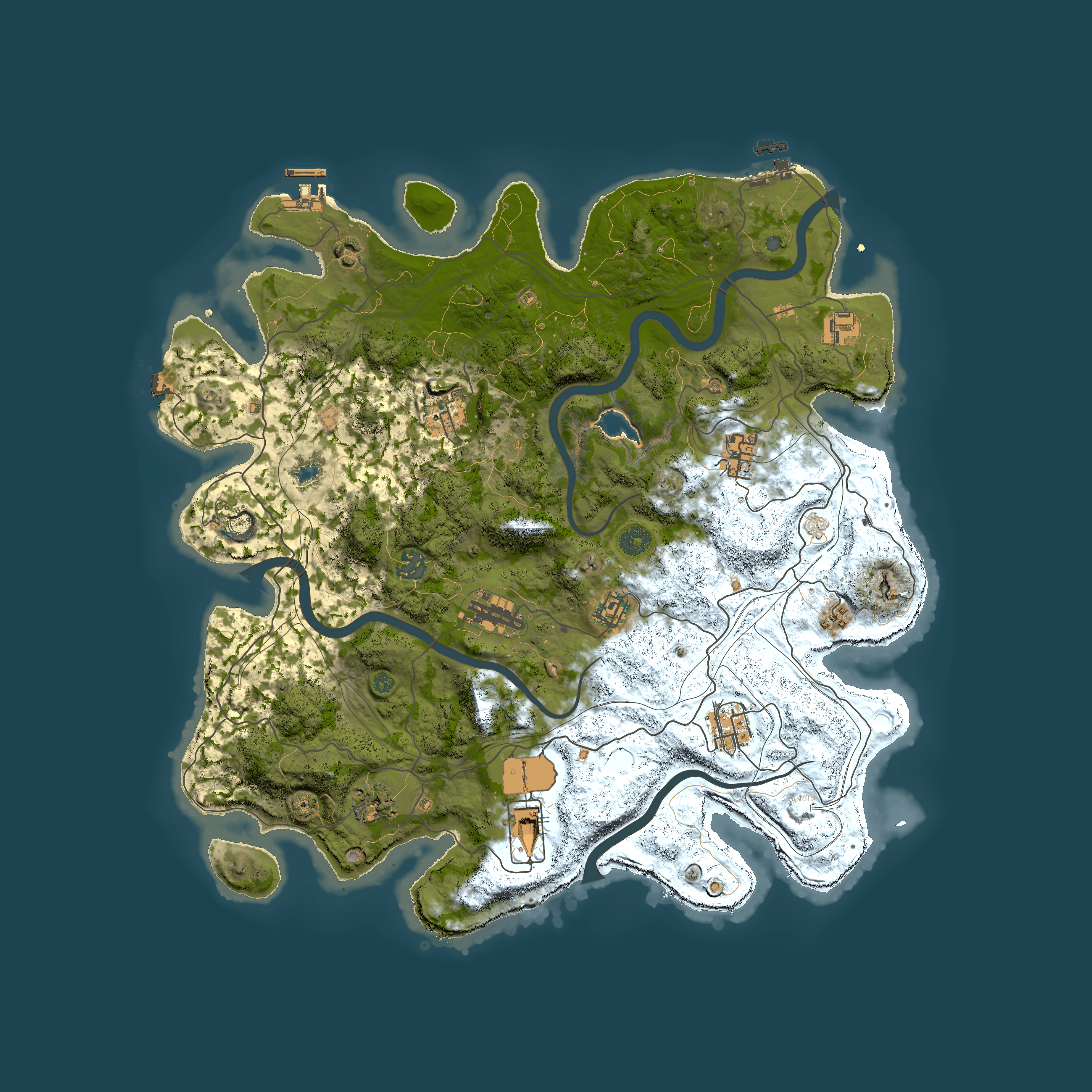 Full top-down render of Rust map seed 929513327, 4250x4250m