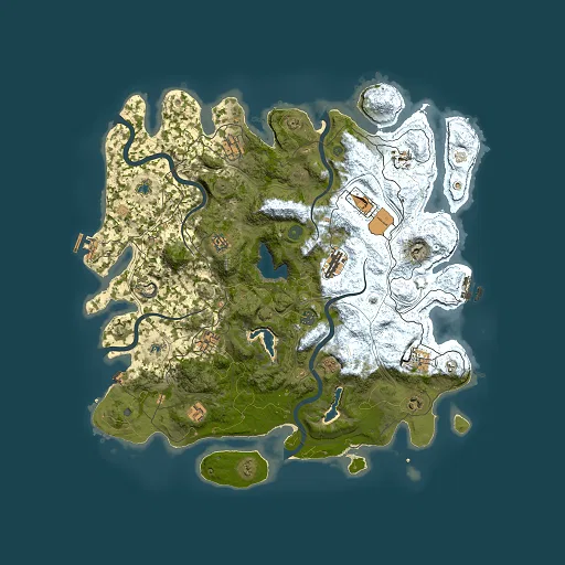 Rust map seed 1574747206, 4500x4500m top-down preview
