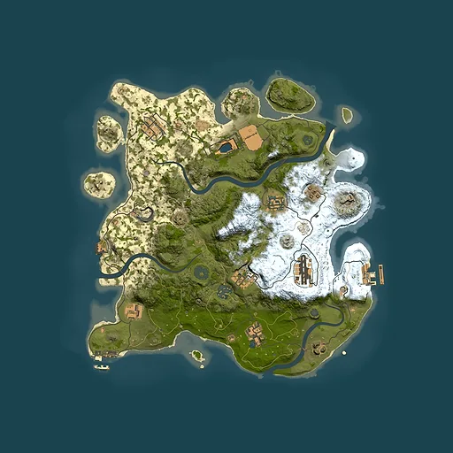 Rust map seed 455056594, 3500x3500m top-down preview