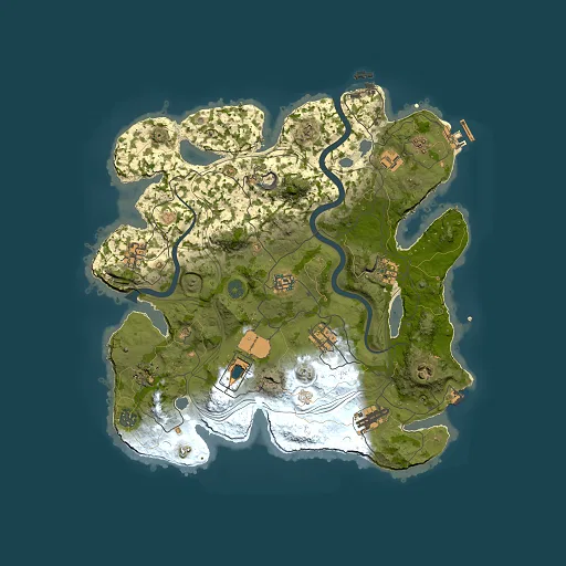 Rust map seed 1337, 3700x3700m top-down preview