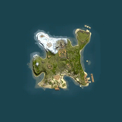 Rust map seed 2145109787, 2000x2000m top-down preview